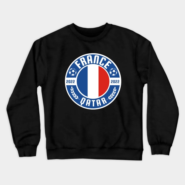 France World Cup Crewneck Sweatshirt by footballomatic